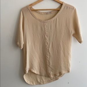 Jesse Kamm nude silk tunic-4